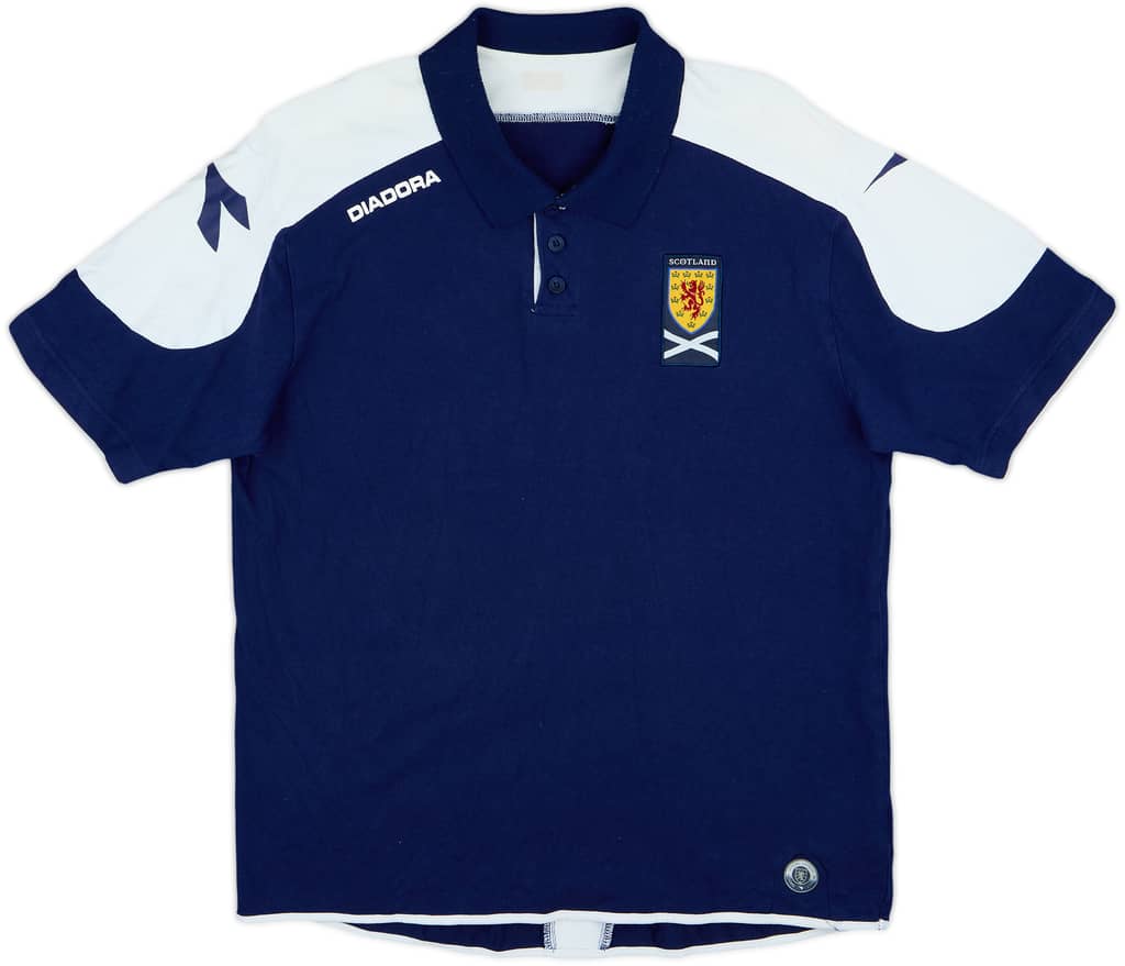 2005-07 Scotland Diadora Polo Shirt - 6/10 - (M)