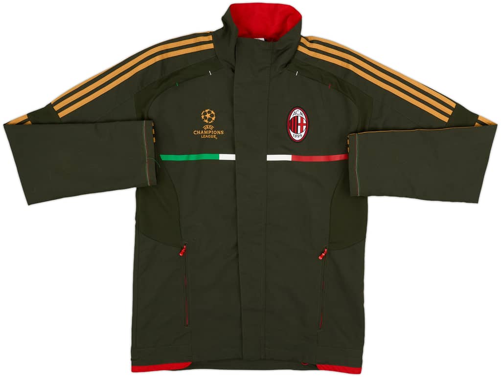 2011-12 AC Milan CL adidas Track Jacket - 8/10 - (S)