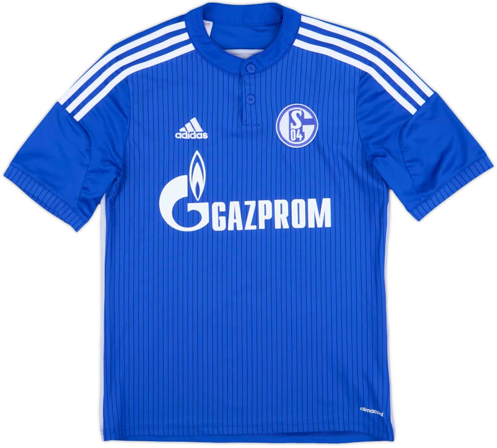 2014-16 Schalke Home Shirt Meyer #7 - 7/10 - (XL.Boys)