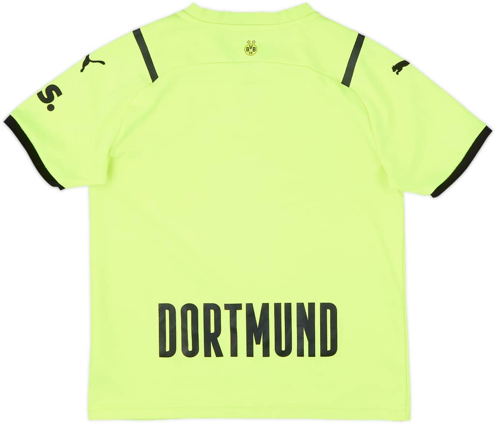 2021-22 Borussia Dortmund European Home Shirt - 8/10 - (S.Boys)