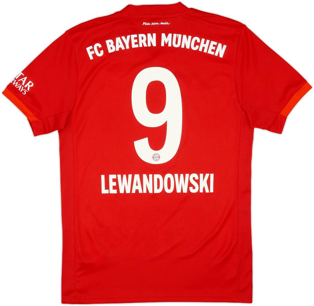 2019-20 Bayern Munich Home Shirt Lewandowski #9 - 8/10 - (S)
