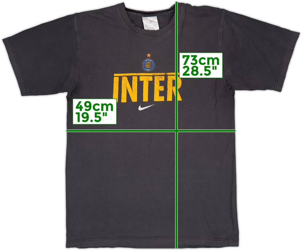 2004-05 Inter Milan Nike Graphic Tee - 5/10 - (M)
