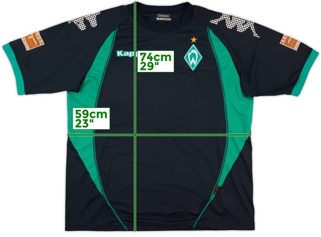 2008-09 Werder Bremen Kappa Training Shirt - 7/10 - (XL)