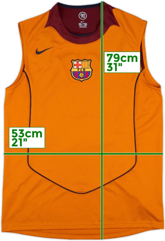 2005-06 Barcelona Nike Training Vest - 6/10 - (M)