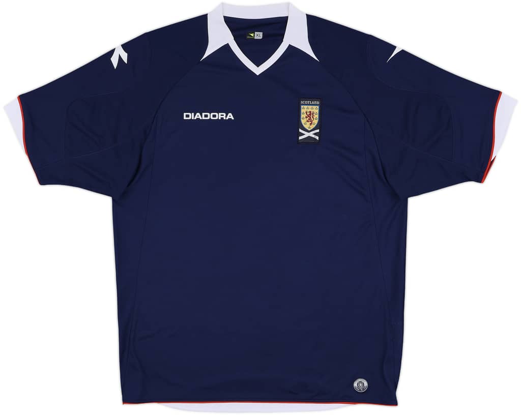 2008-09 Scotland Home Shirt - 9/10 - (XL)