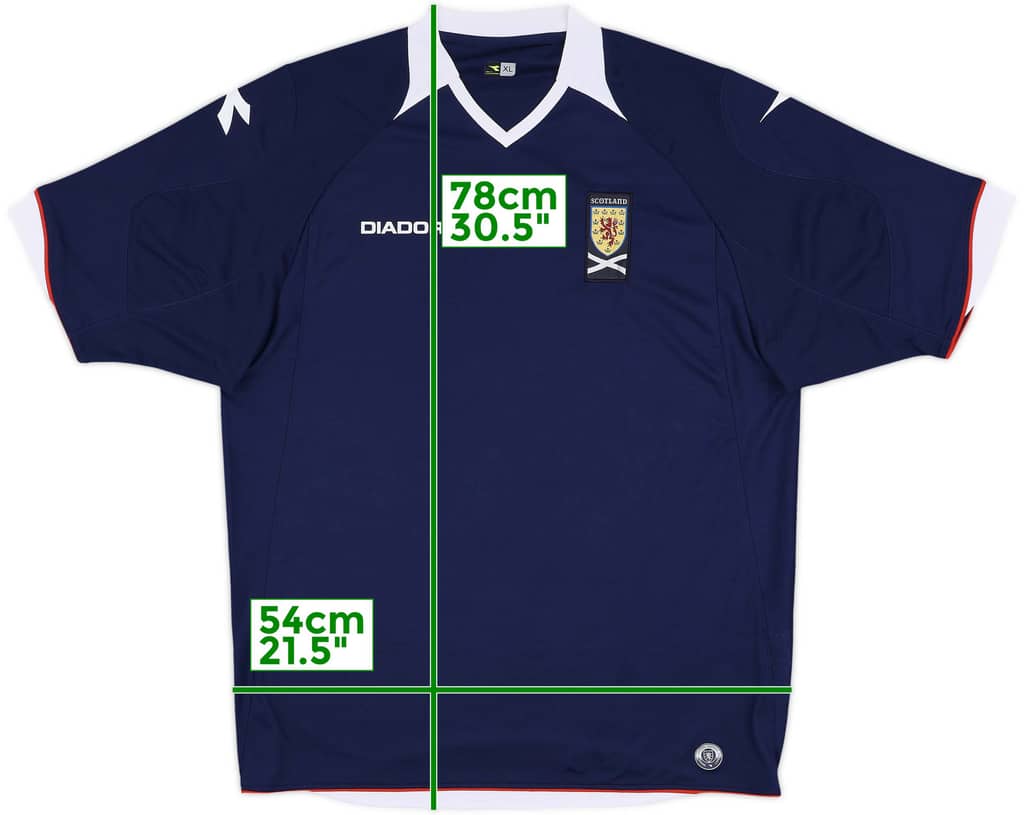 2008-09 Scotland Home Shirt - 9/10 - (XL)