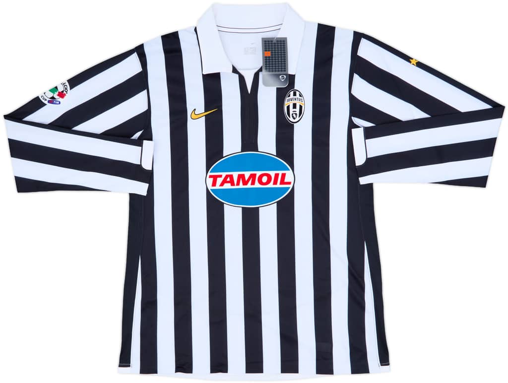 2006-07 Juventus Player Issue Home L/S Shirt Del Piero #10 (XL)