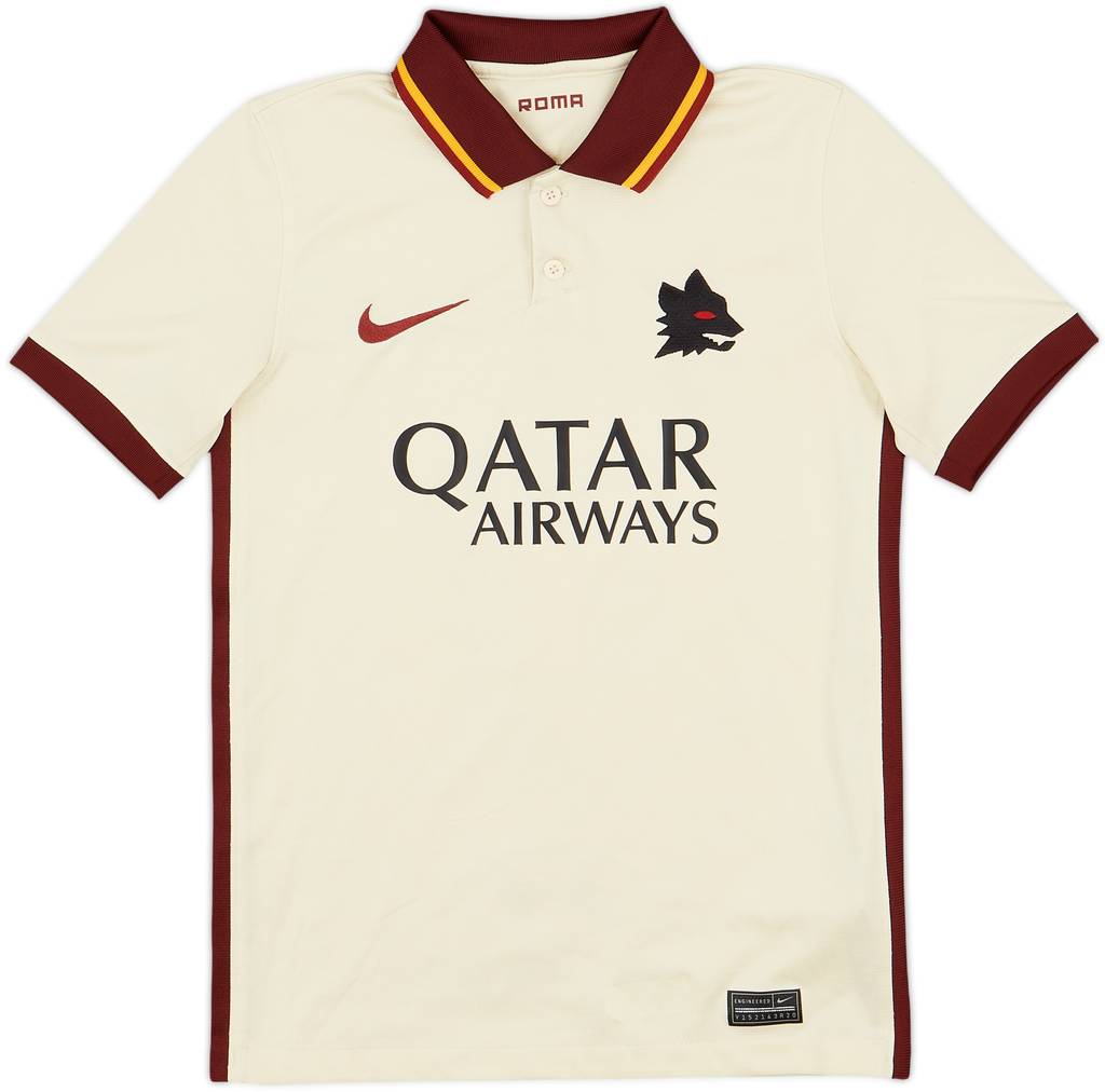 2020-21 Roma Away Shirt Calafiori #61 - 9/10 - (M.Boys)