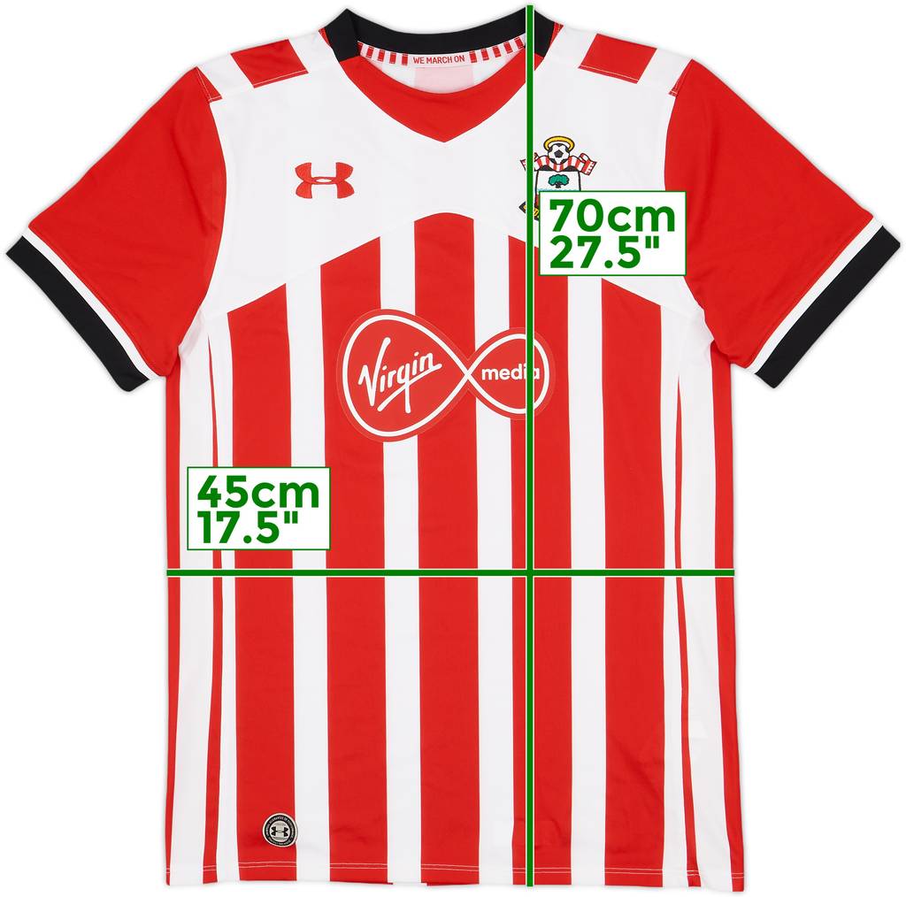 2016-17 Southampton Home Shirt - 10/10 - (XL.Boys)