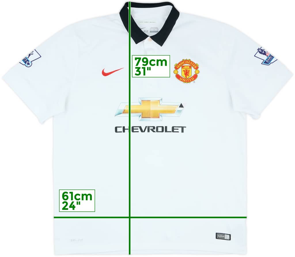 2014-15 Manchester United Away Shirt - 5/10 - (XL)