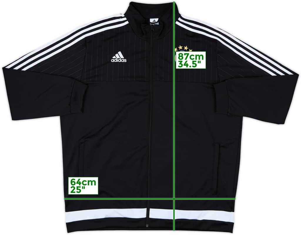 2015-16 Bayern Munich adidas Track Jacket - 9/10 - (XXL)