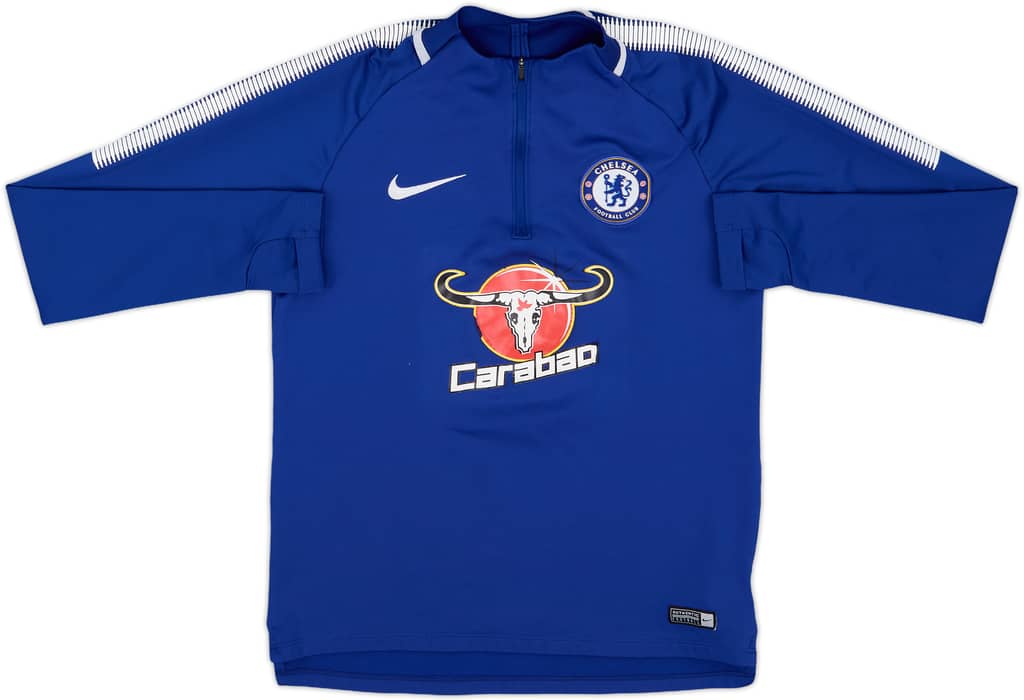 2017-18 Chelsea Nike 1/4 Zip Drill Top - 5/10 - (S)