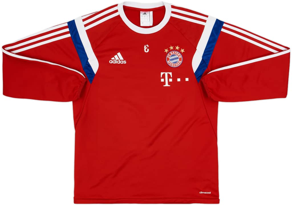 2014-15 Bayern Munich Player Issue adidas Sweat Top #6 - 6/10 - (M)