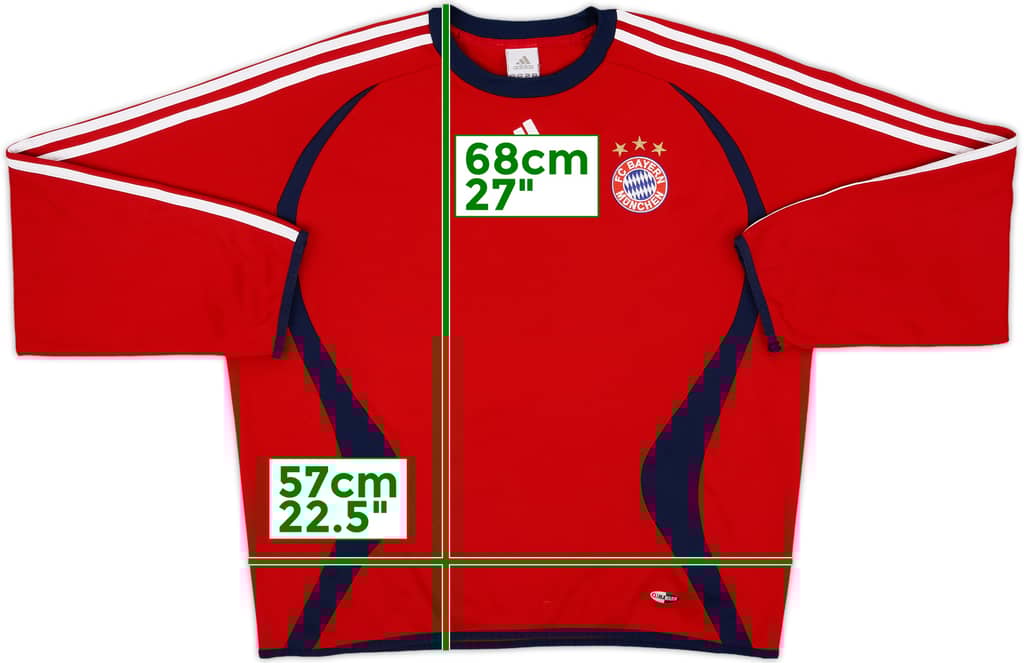 2006-07 Bayern Munich adidas Sweat Top - 8/10 - (M/L)