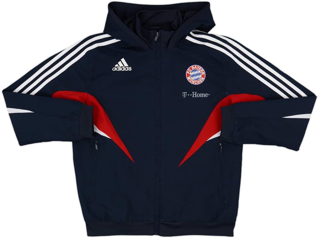 2008-09 Bayern Munich adidas 1/4 Zip Track Jacket - 6/10 - (XL.Boys)