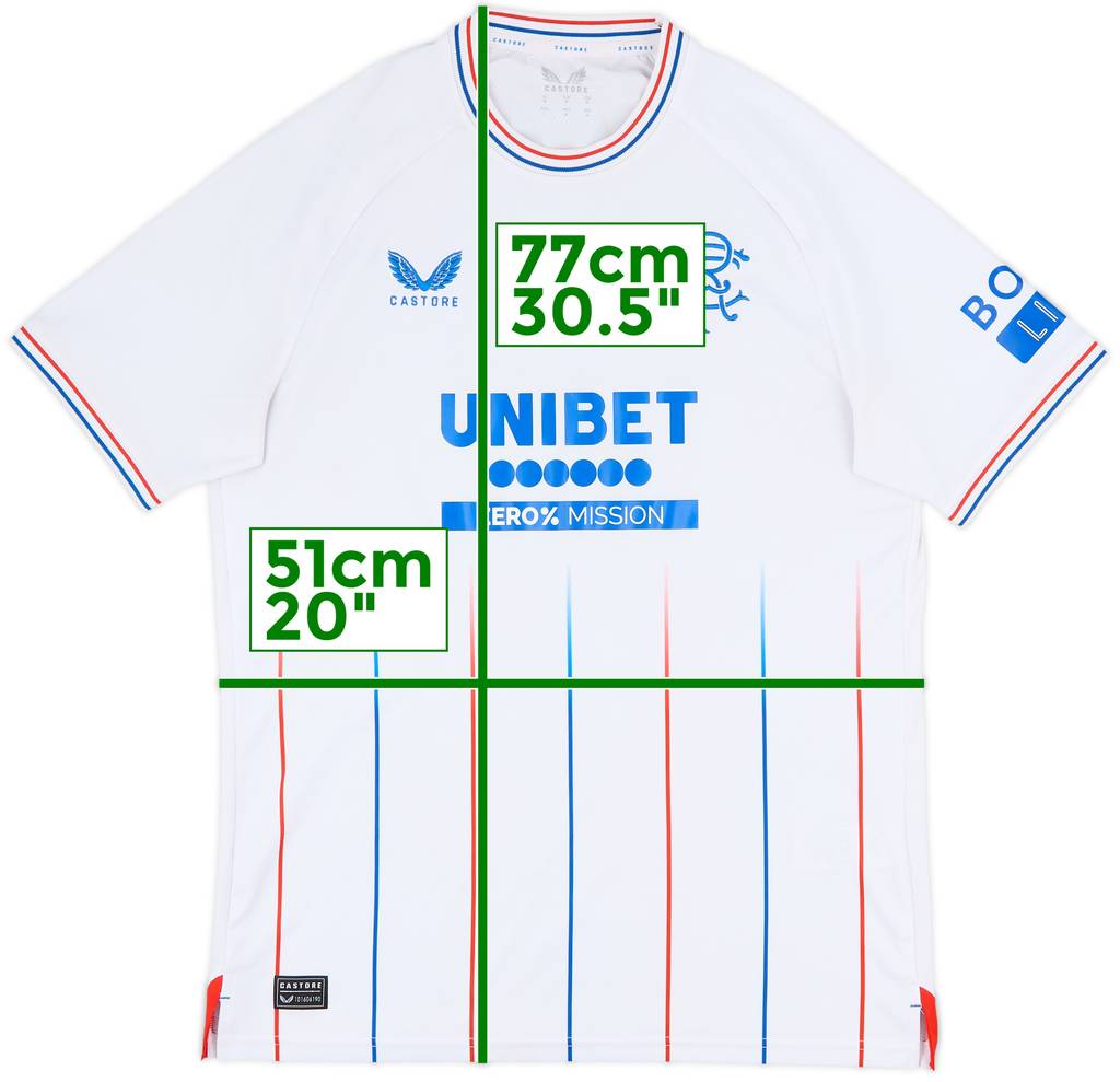 2023-24 Rangers Away Shirt - 8/10 - (M)