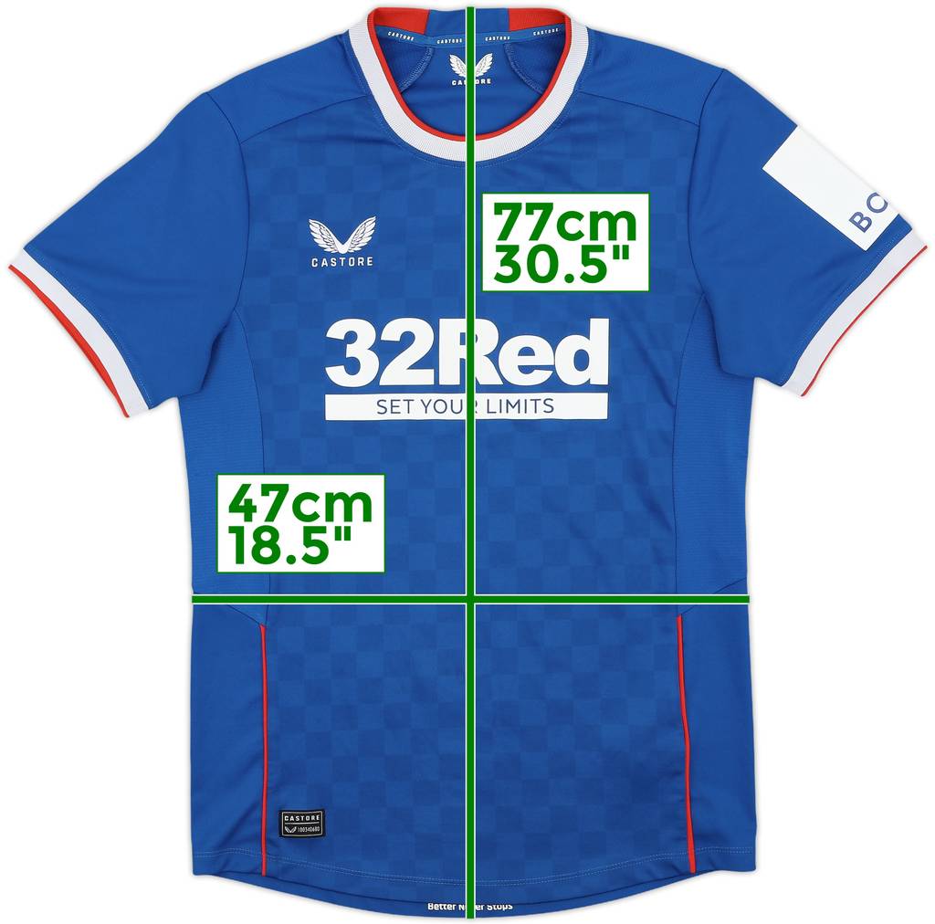 2022-23 Rangers Home Shirt - 8/10 - (S)