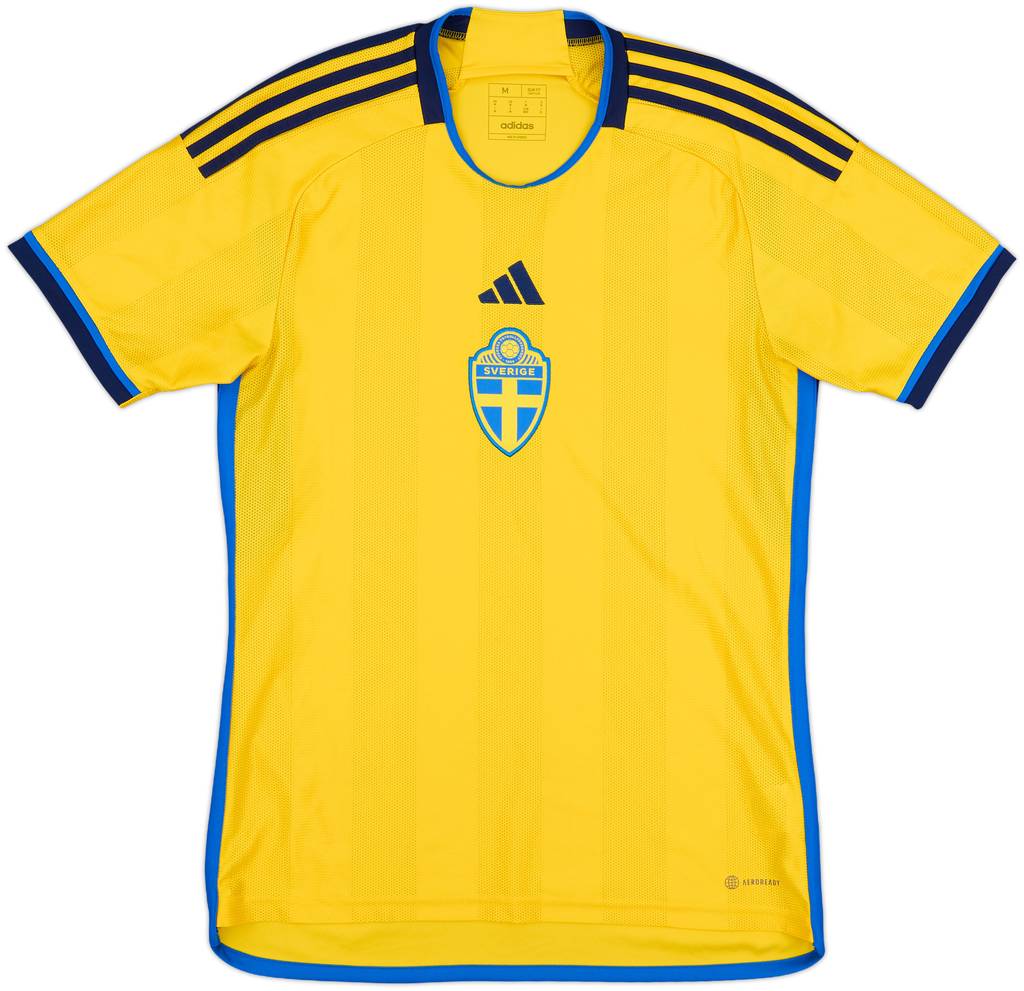 2022-23 Sweden Home Shirt - 10/10 - (M)