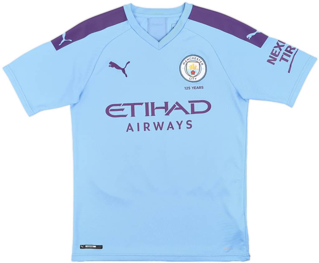 2019-20 Manchester City Home Shirt De Bruyne #17 - 9/10 - (S)