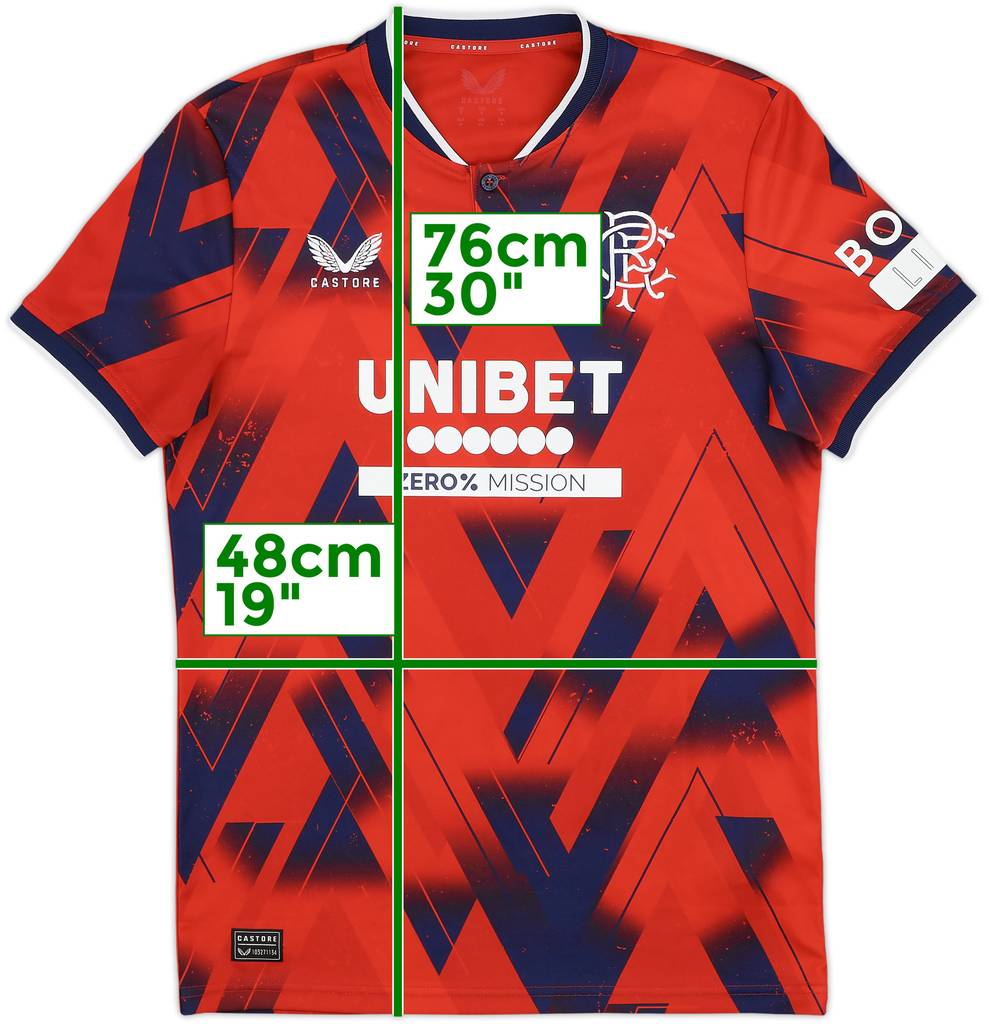 2023-24 Rangers Fourth Shirt - 10/10 - (S)