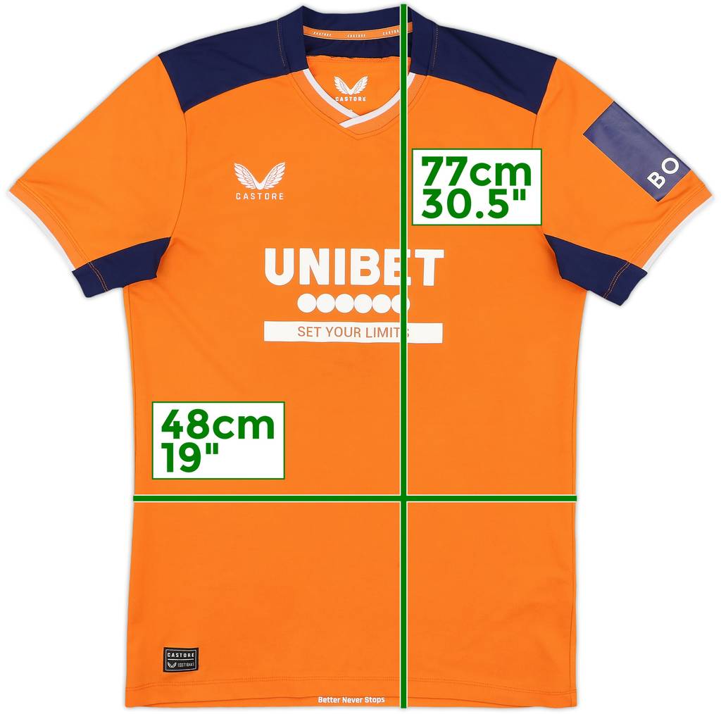 2022-23 Rangers Third Shirt - 6/10 - (S)