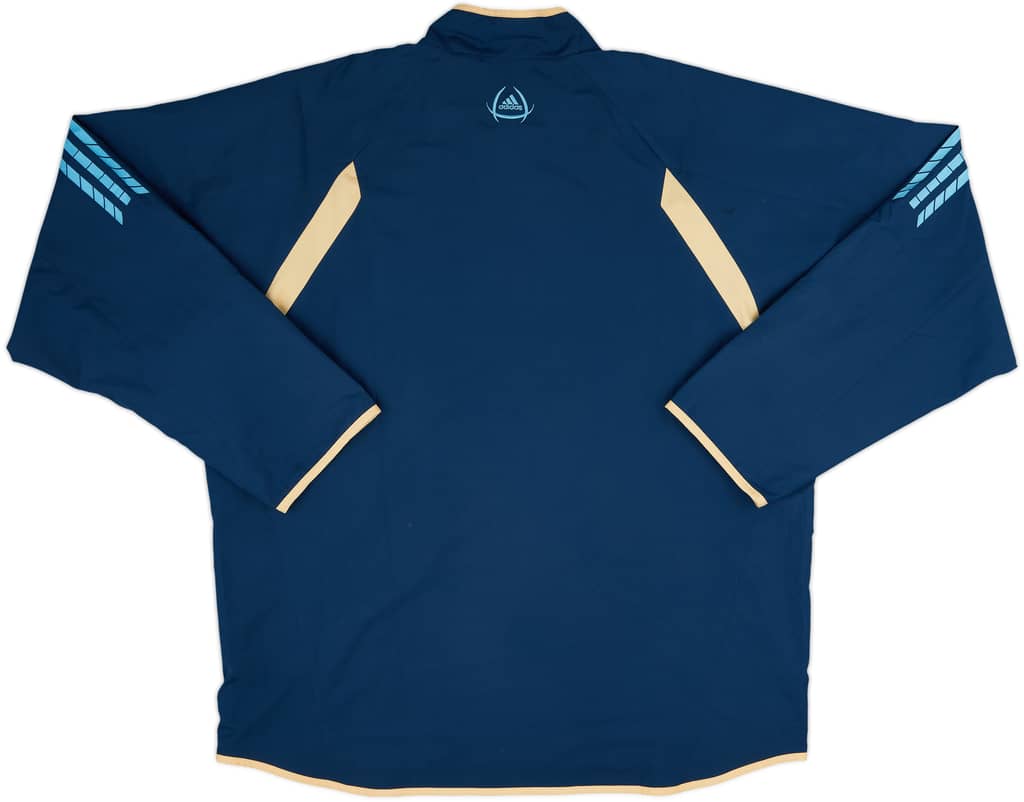 2005-06 Olympique Marseille adidas 1/4 Zip Drill Top - 9/10 - (L)