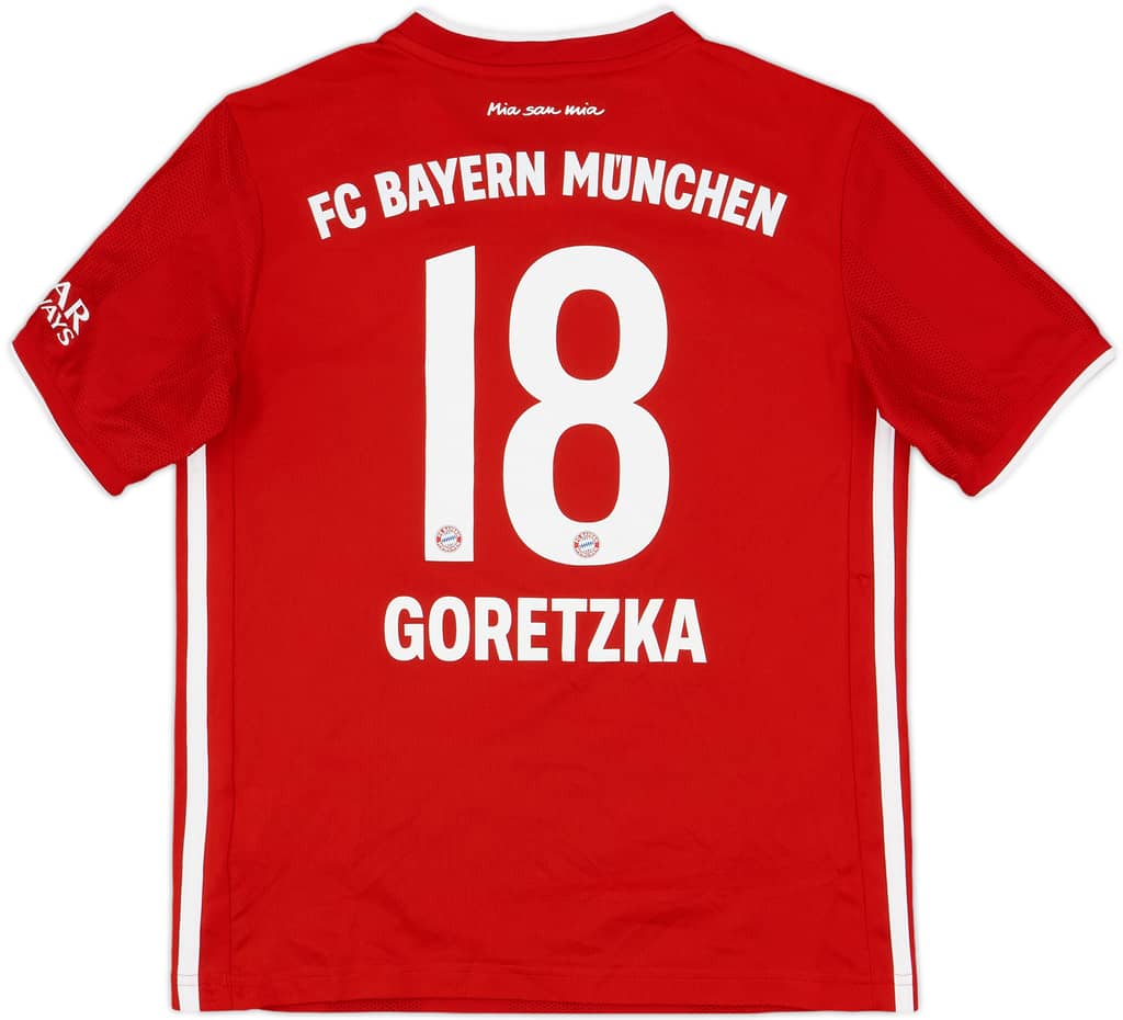 2020-21 Bayern Munich Home Shirt Goretzka #18 - 8/10 - (M.Boys)