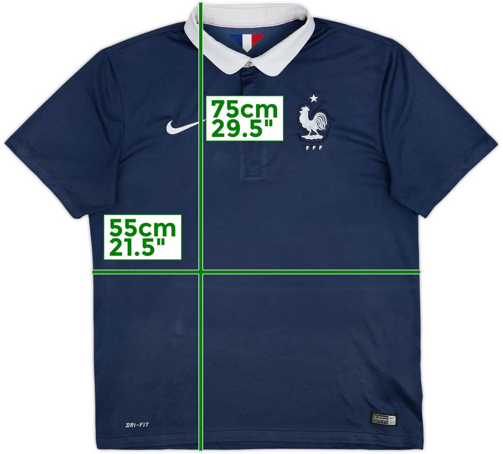 2014-15 France Home Shirt - 5/10 - (L)