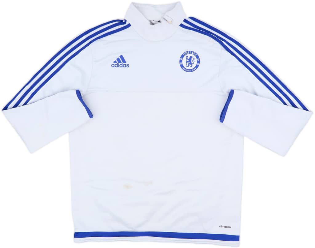 2015-16 Chelsea adidas 1/4 Zip Drill Top - 5/10 - (L)