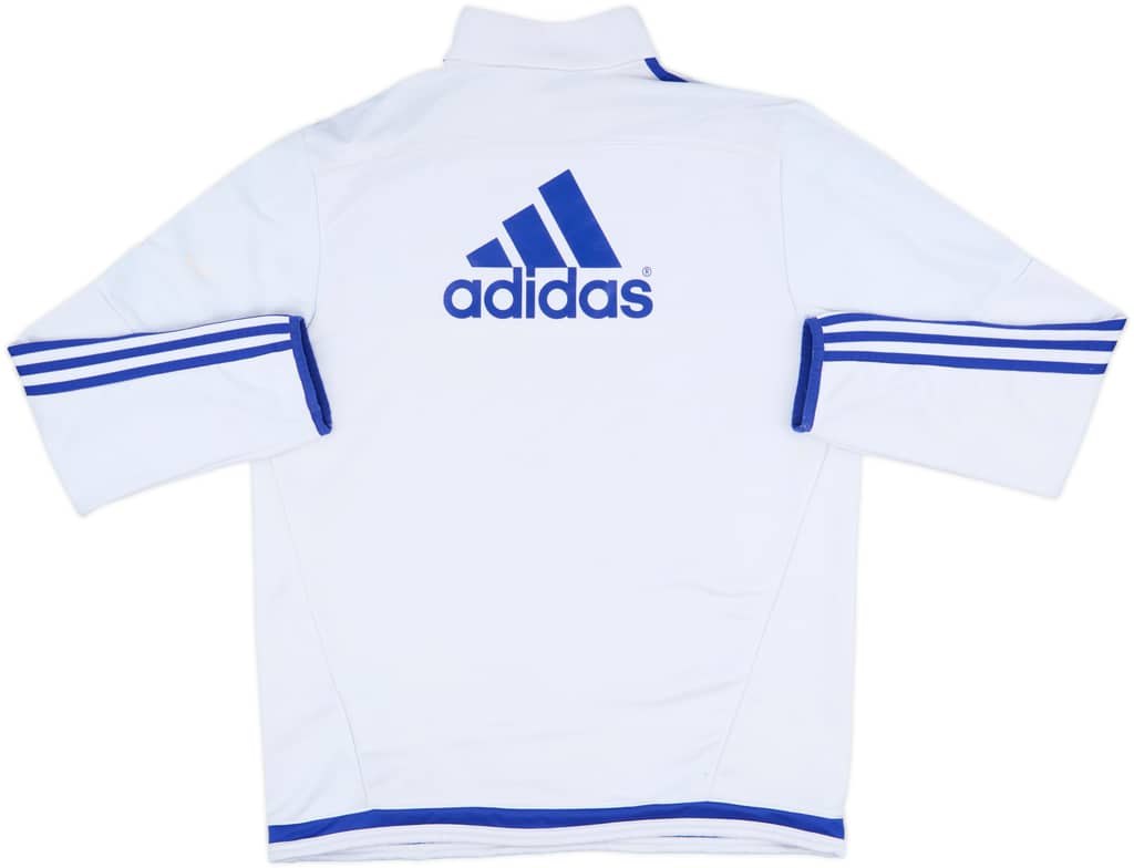 2015-16 Chelsea adidas 1/4 Zip Drill Top - 5/10 - (L)