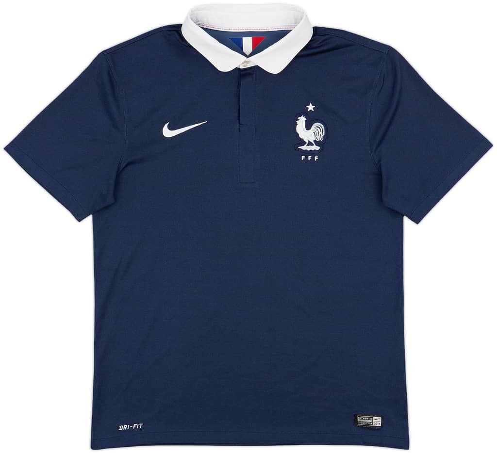 2014-15 France Home Shirt - 9/10 - (M)