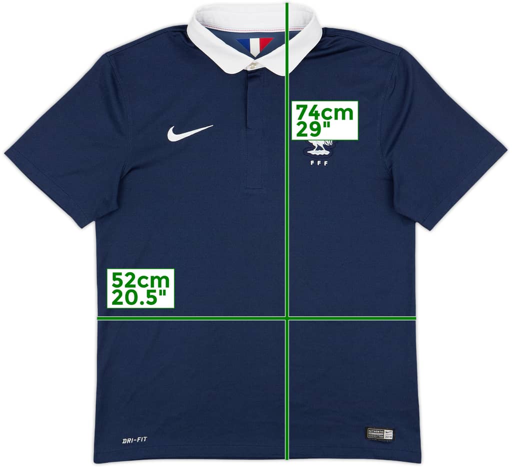 2014-15 France Home Shirt - 9/10 - (M)