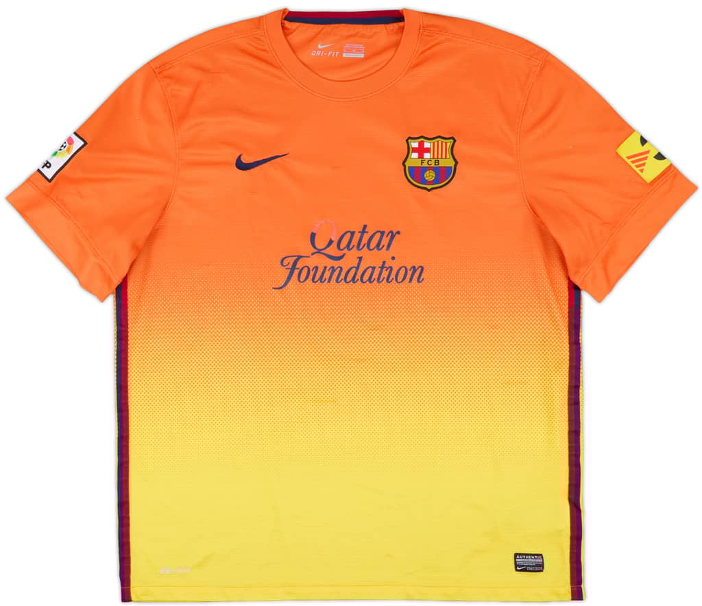 2012-13 Barcelona Away Shirt - 4/10 - (XL)