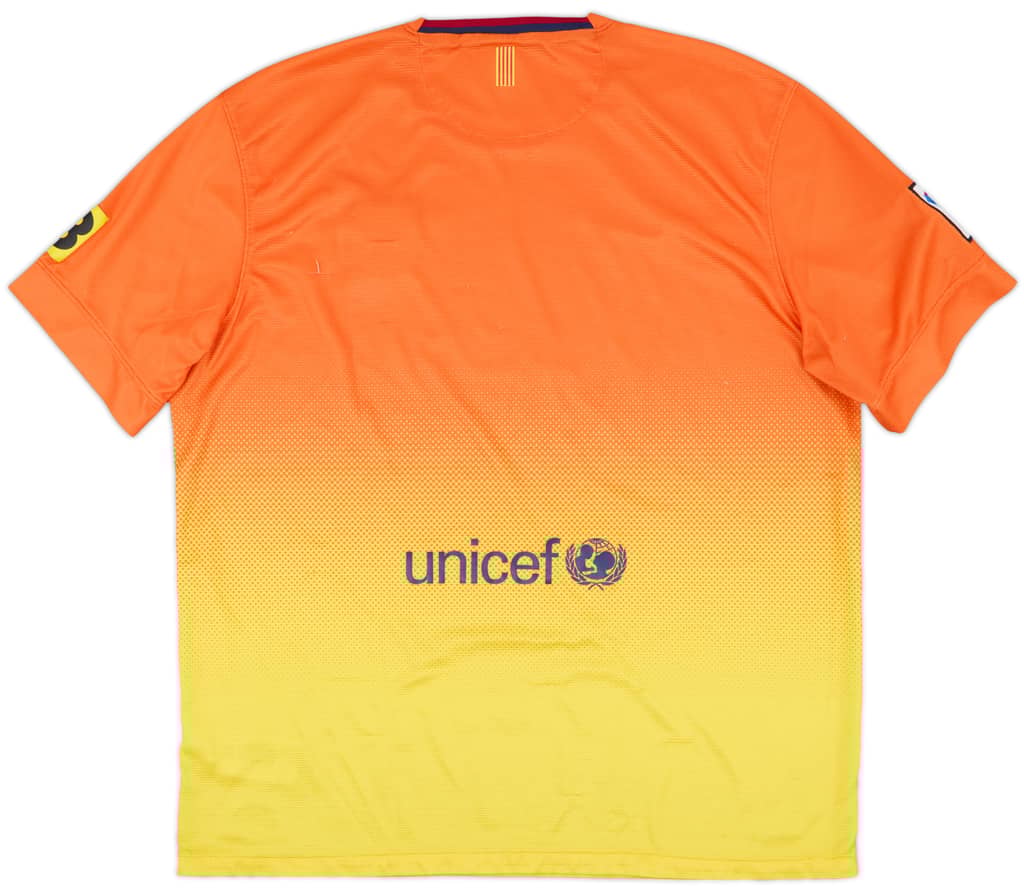 2012-13 Barcelona Away Shirt - 4/10 - (XL)