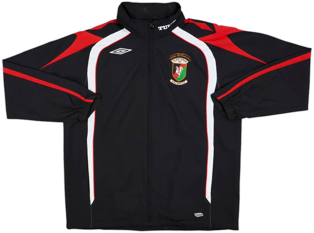 2007-08 Glentoran Umbro Track Jacket - 8/10 - (L)