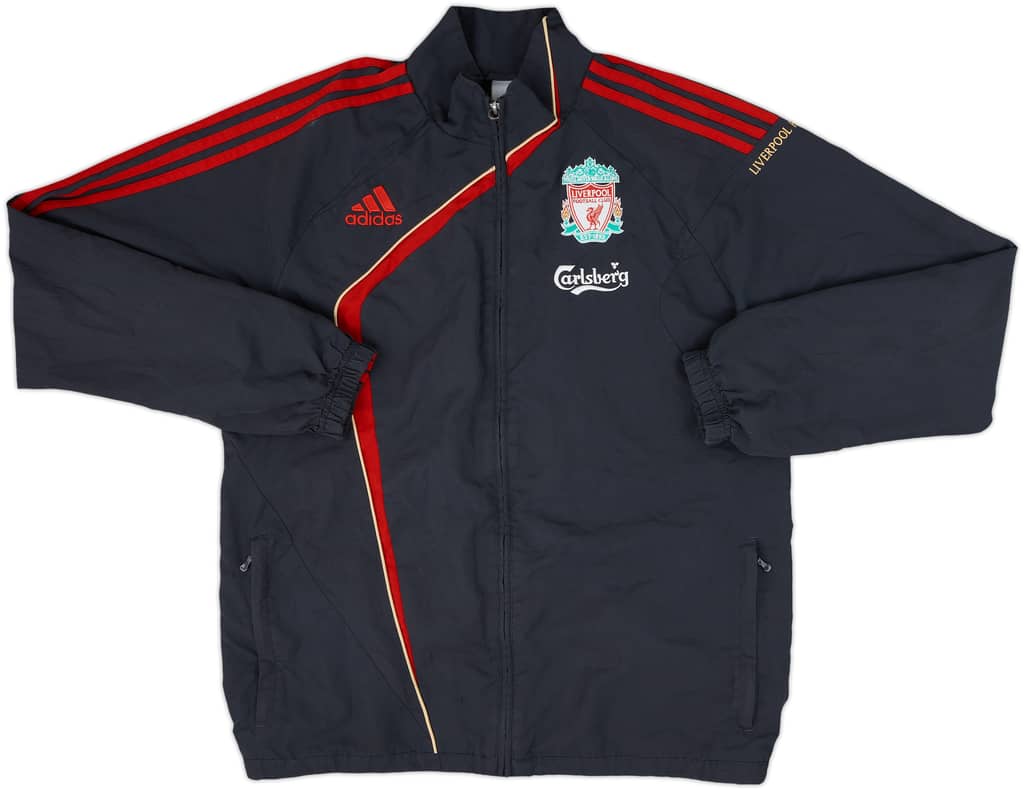 2009-10 Liverpool adidas Track Jacket - 7/10 - (M)