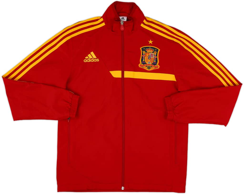 2012-13 Spain adidas Track Jacket - 8/10 - (S)
