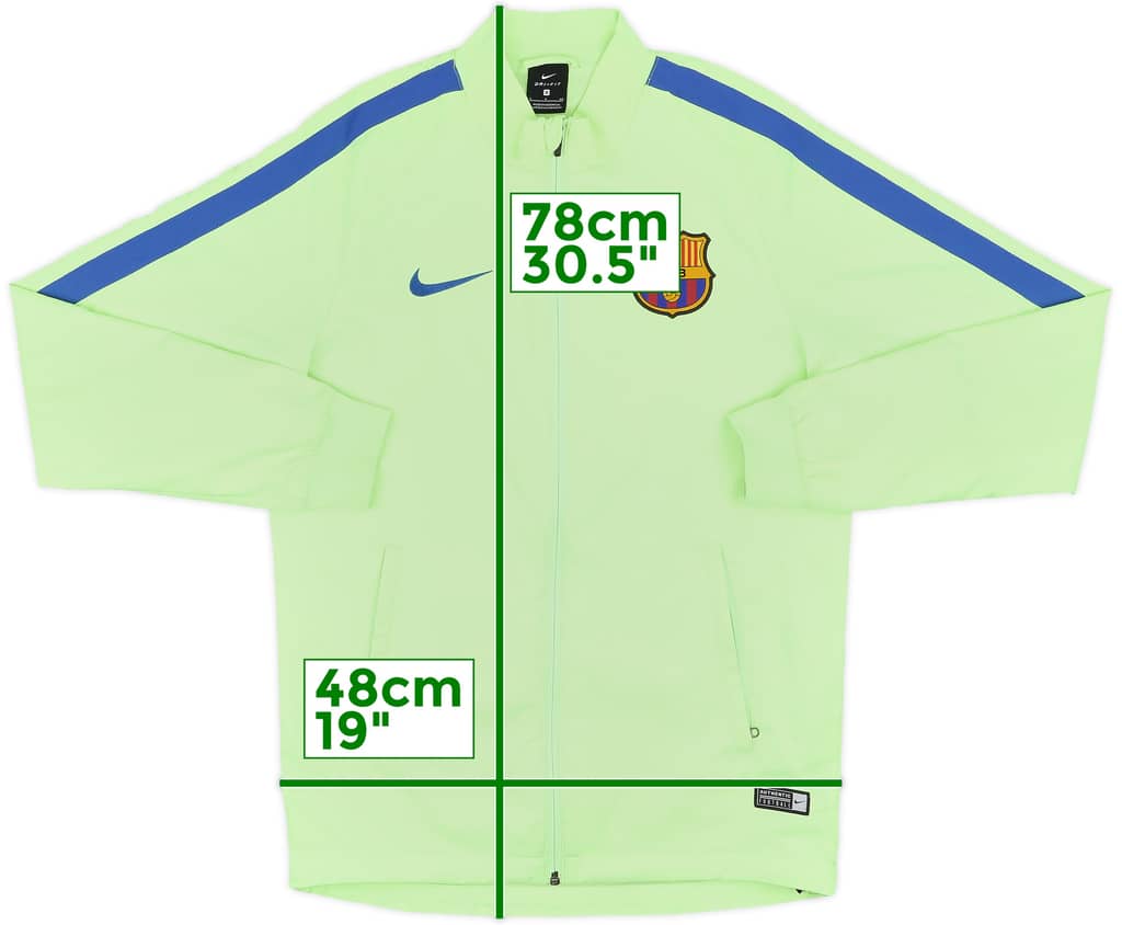 2017-18 Barcelona Nike Track Jacket - 8/10 - (S)
