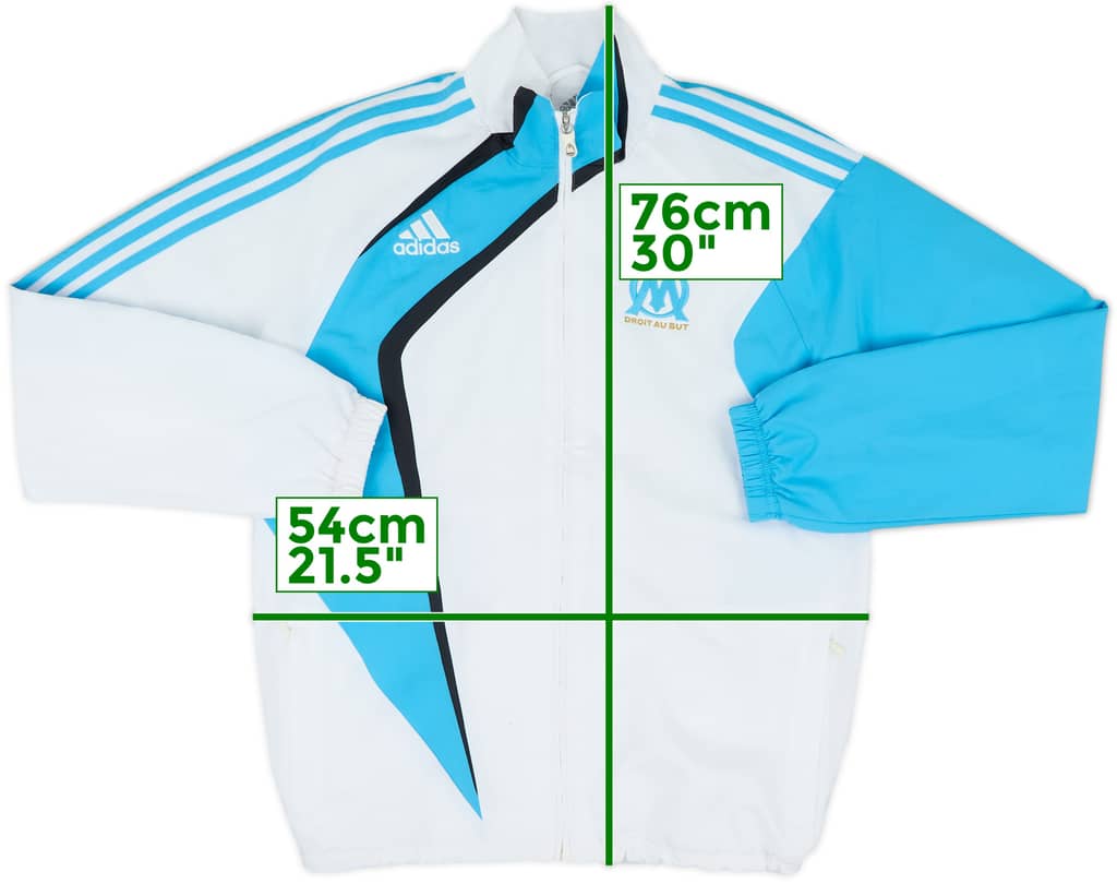 2009-10 Marseille adidas Track Jacket - 9/10 - (S)