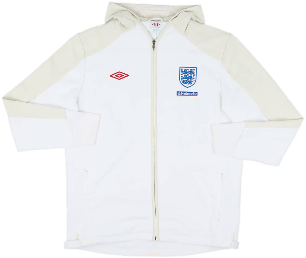 2010-12 England Umbro Hooded Track Jacket - 8/10 - (XL)