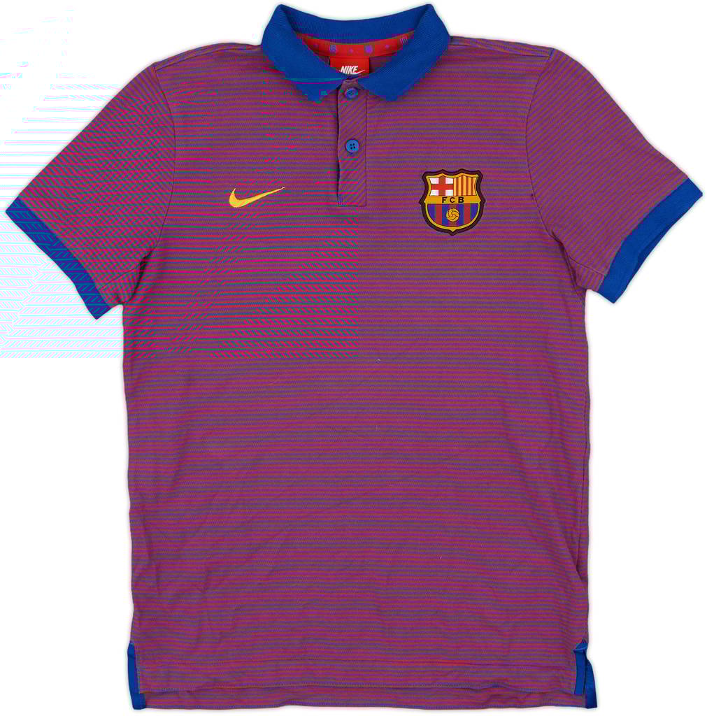 2016-17 Barcelona Nike Polo Shirt - 8/10 - (L.Boys)