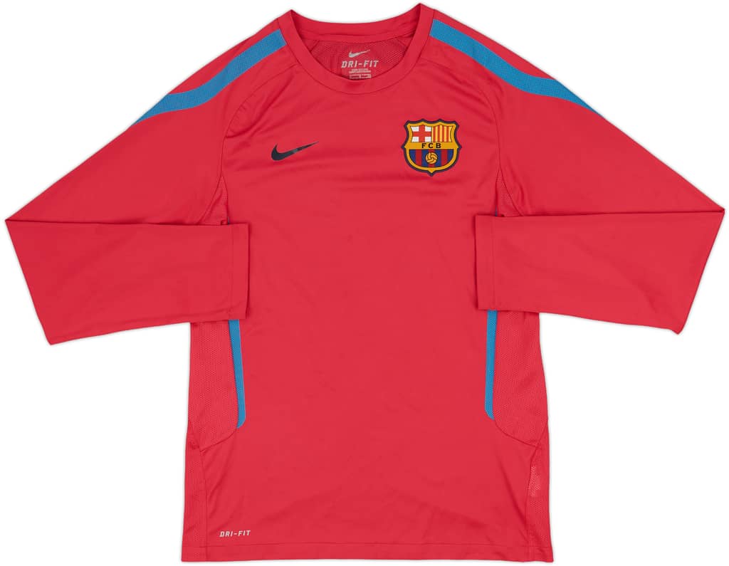 2010-11 Barcelona Nike Training L/S Shirt - 9/10 - (S)