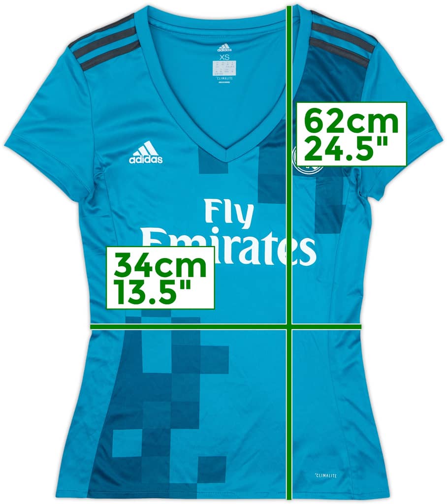 2017-18 Real Madrid Third Shirt - 8/10 - (Women's XS)