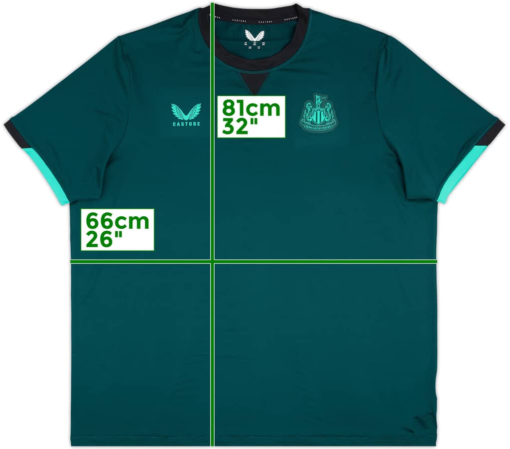 2023-24 Newcastle Castore Training Shirt - 9/10 - (3XL)