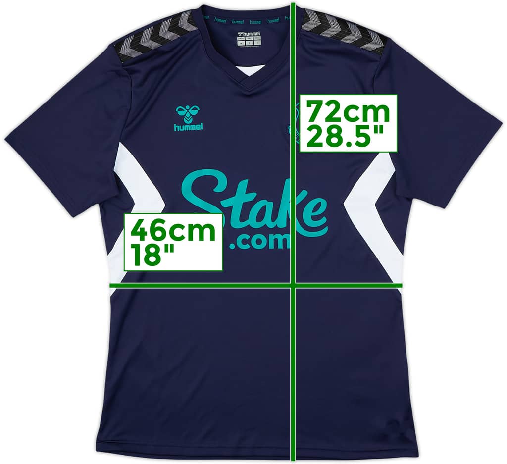 2022-23 Everton Hummel Camiseta de entrenamiento - 10/10 - (M)