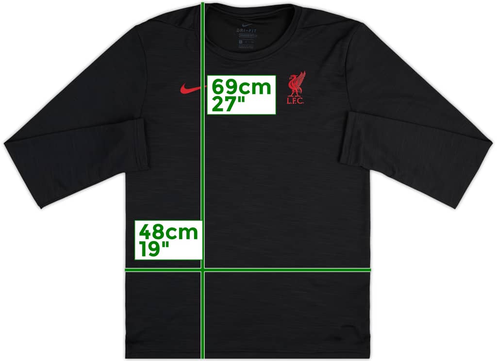 2020-21 Liverpool Nike Training L/S Shirt - 10/10 - (S)