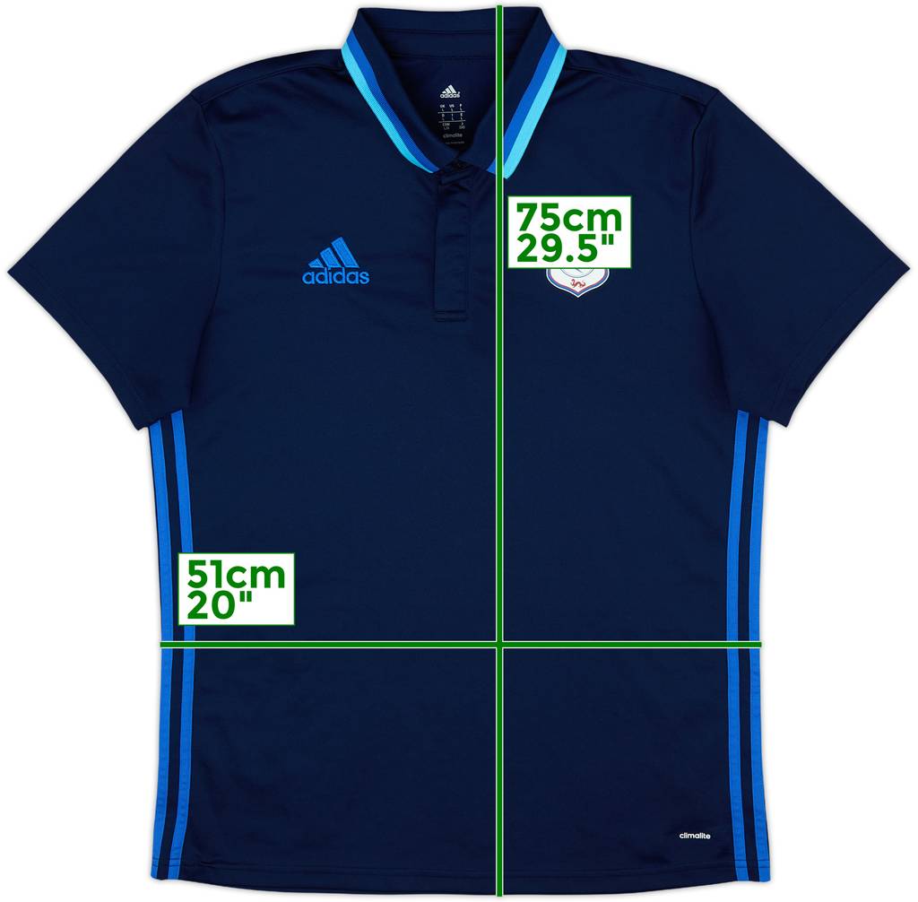 2015-16 Cardiff City adidas Polo Shirt - 10/10 - (L)