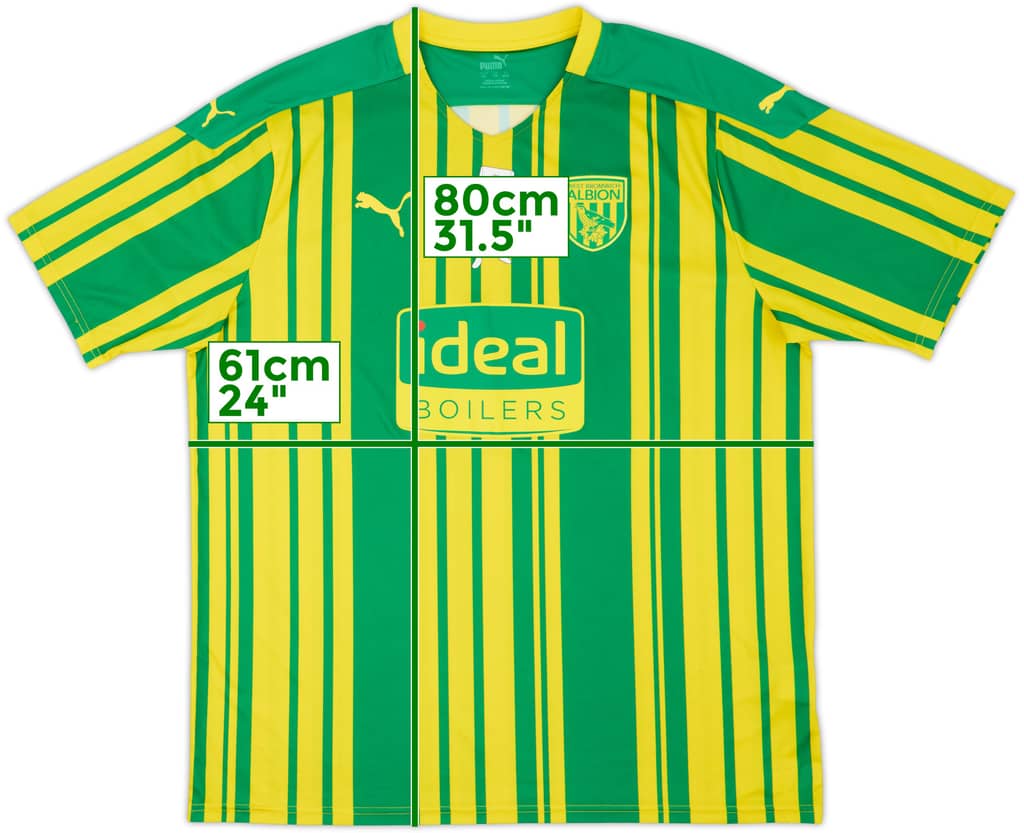 Camiseta de visitante del West Brom 2020-21 - 8/10 - (XXL)