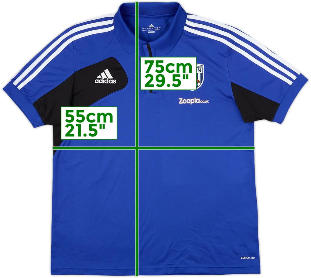 2011-12 West Brom adidas Polo - 10/10 - (L)