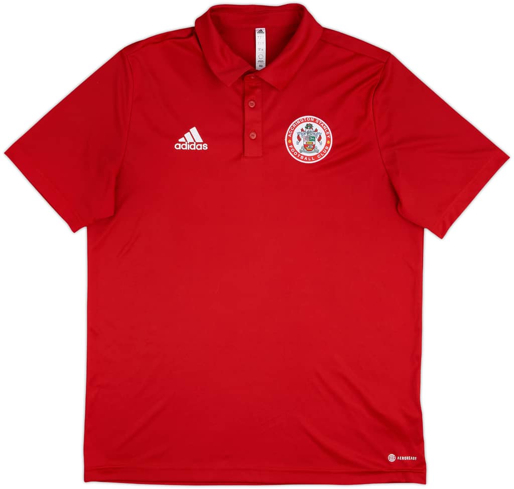 2021-22 Accrington Stanley adidas Polo - 9/10 - (L)